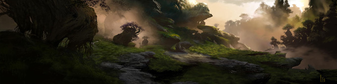 The Croods Visual Development Designs by Leighton Hickman