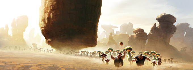 The Croods Visual Development Designs by Leighton Hickman