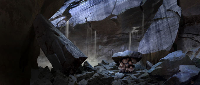 The Croods Visual Development Designs by Leighton Hickman