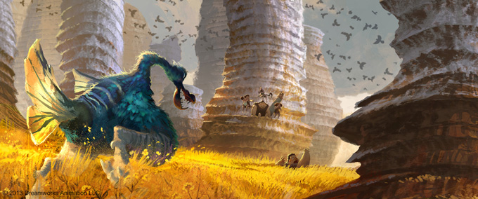 The Croods Visual Development Designs by Arthur Fong