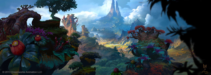 The Croods Visual Development Designs by Arthur Fong