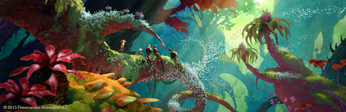 The Croods Visual Development Designs by Arthur Fong