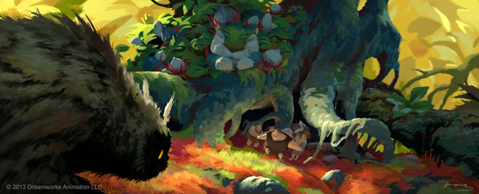 The Croods Visual Development Designs by Arthur Fong