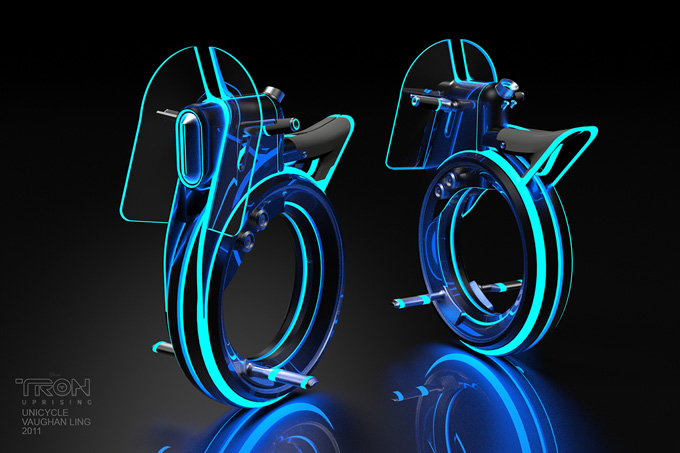 Tron: Uprising Vehicle Designs and Background Paintings Vaughan Ling 