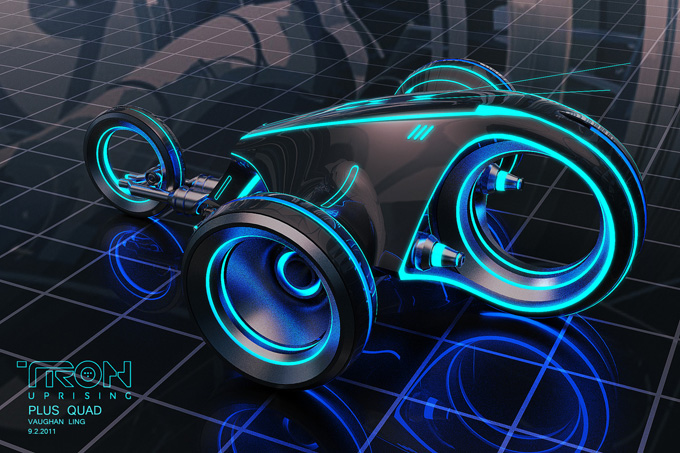 Tron: Uprising Vehicle Designs and Background Paintings Vaughan Ling 