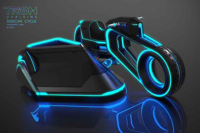 Tron: Uprising Vehicle Designs and Background Paintings Vaughan Ling 