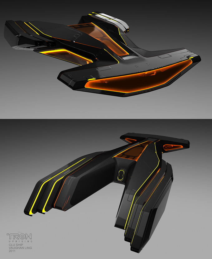 Tron: Uprising Vehicle Designs and Background Paintings Vaughan Ling 