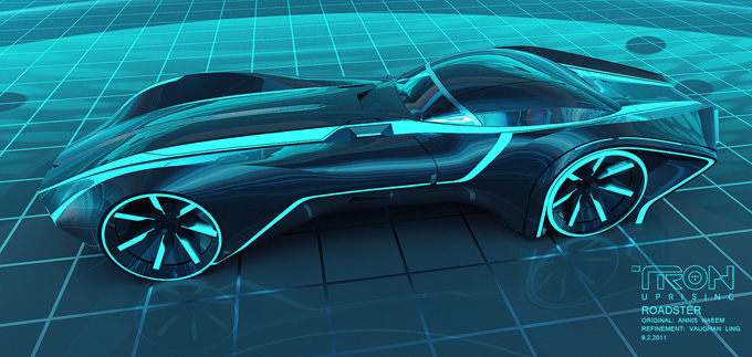 Tron: Uprising Vehicle Designs and Background Paintings Vaughan Ling 