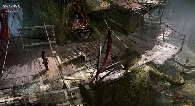 Assassin’s Creed III Liberation Concept Art by Nacho Yagüe