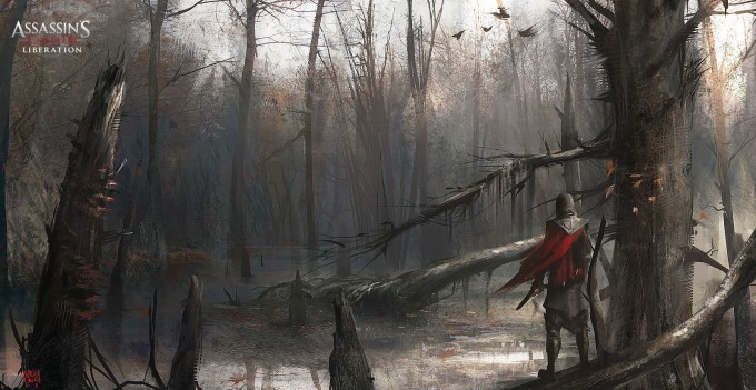 Assassin’s Creed III Liberation Concept Art by Nacho Yagüe