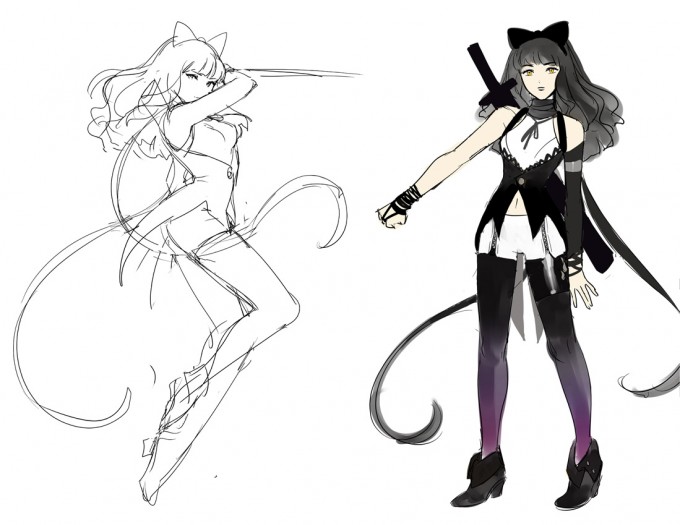 Rooster Teeth Productions: RWBY Concept Art by Ein Lee