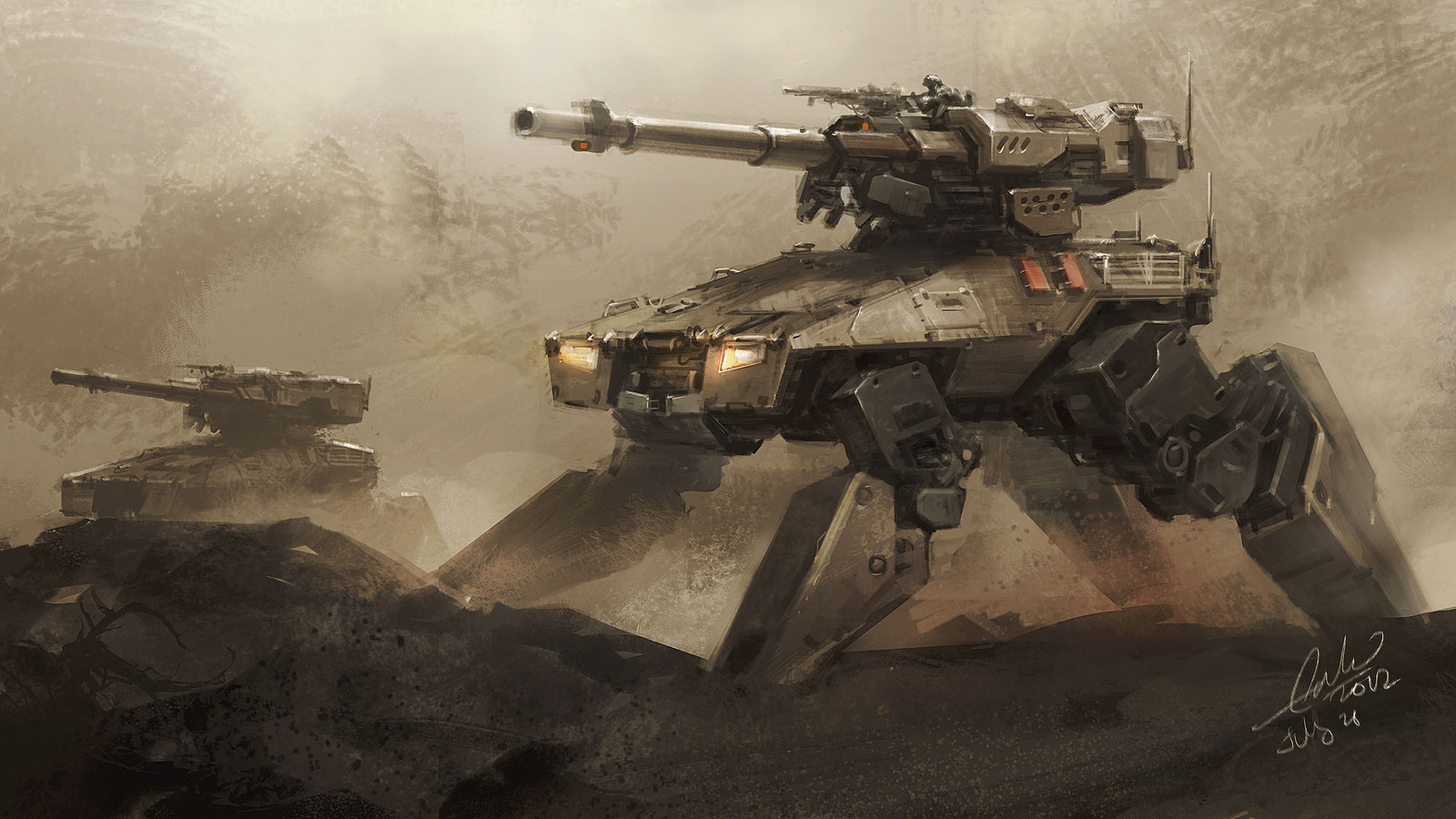 Tank Concept Art
