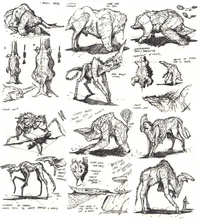 Rhinodino_sketches