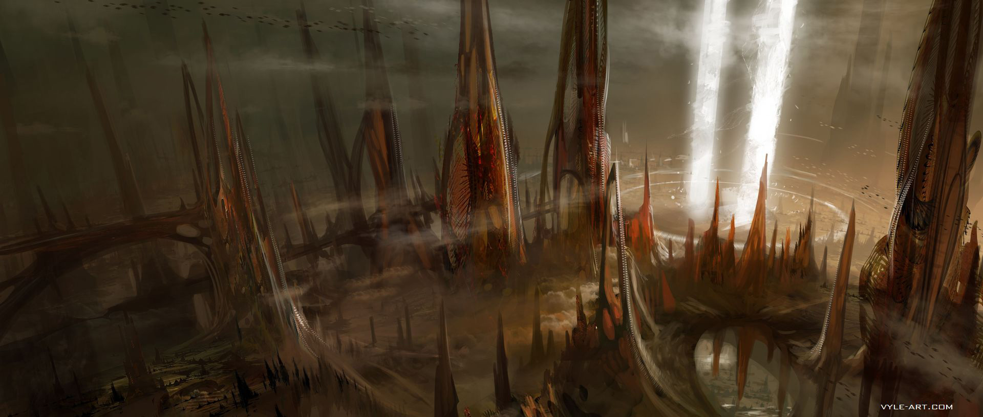 Ender’s Game Concept Art by David Levy.