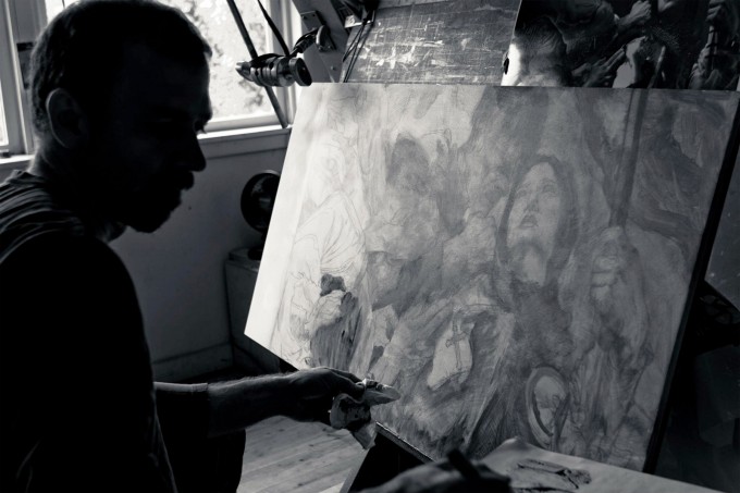 Painting_Joan_of_Arc_with_Donato_Giancola_05