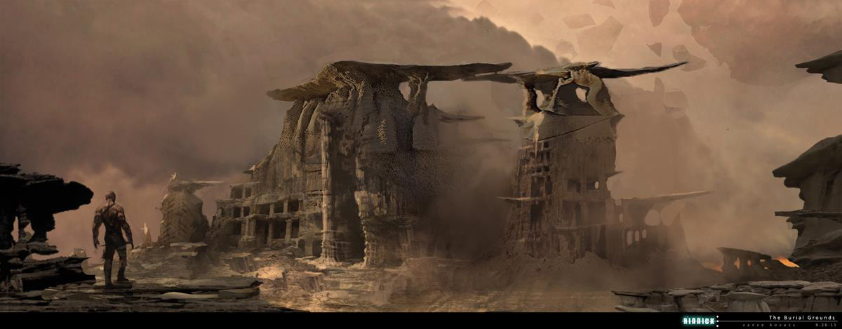 Riddick Concept Art By Vance Kovacs Concept Art World