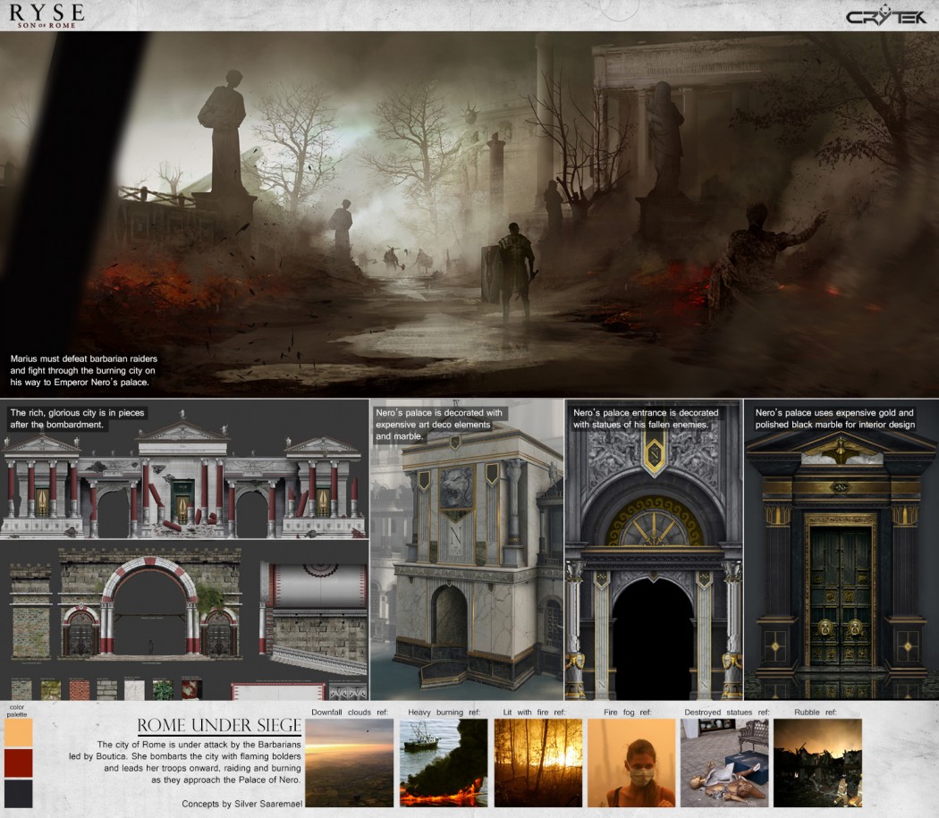 Ryse: Son of Rome Environment Concept Art by Silver Saaremaeel ...