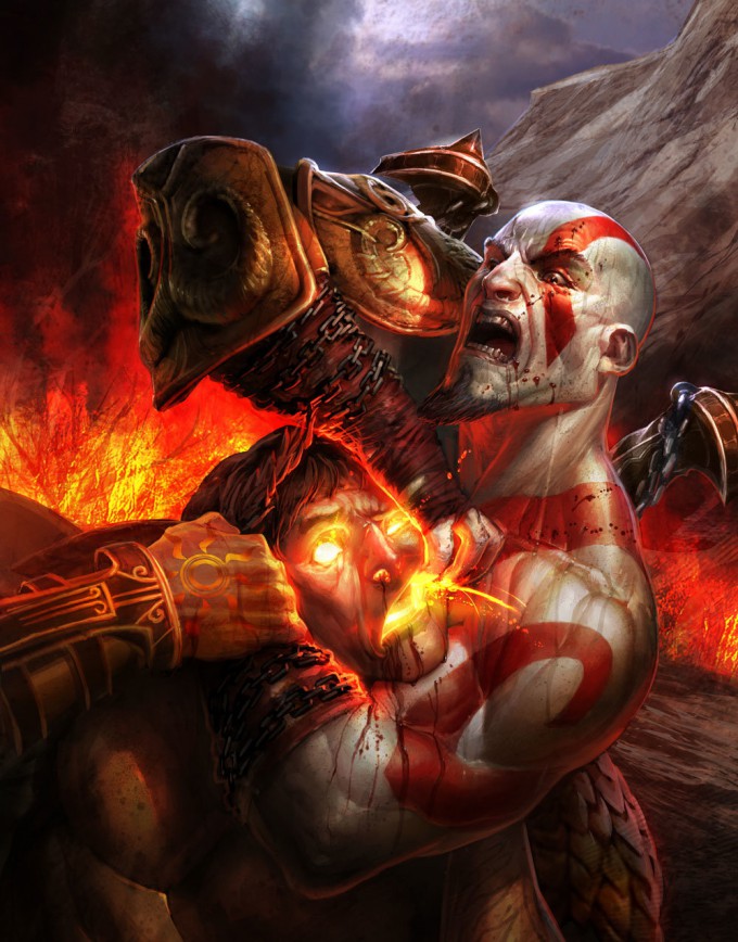 Izzy_Medrano_God_ofWar_Concept_Kratos_vs_Helios