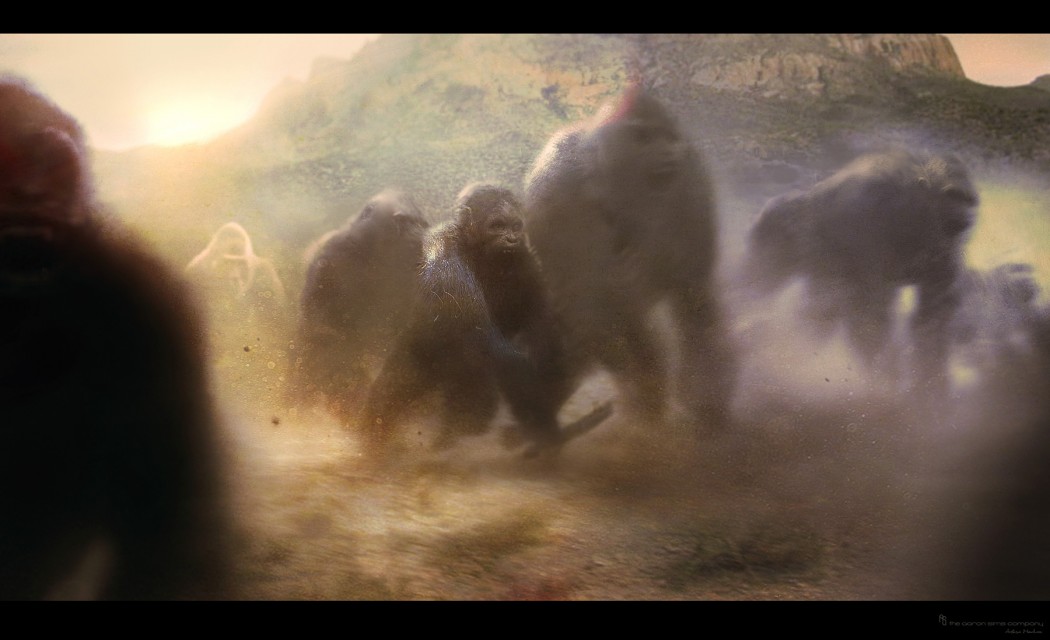 'Dawn of the Planet of the Apes' Concept Art by The Aaron Sims Company ...