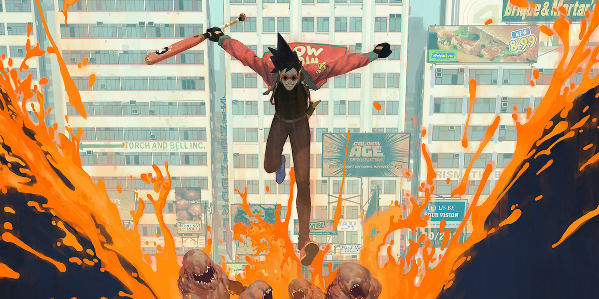 Sunset Overdrive concept art is as jovial as the game itself