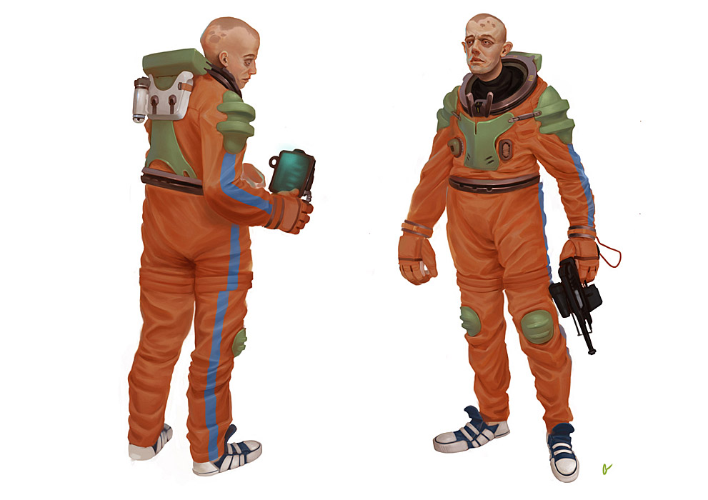 Astronaut Concept Art and Illustrations II.