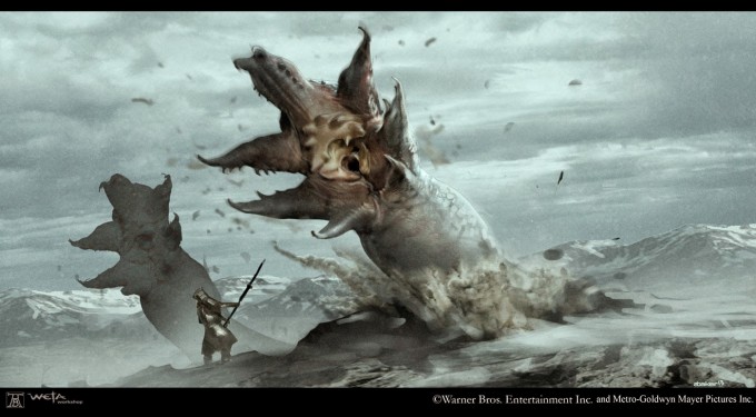 The_Hobbit_Battle_of_the_Five_Armies_Concept_Art_Andre_Baker_Creature_Worm