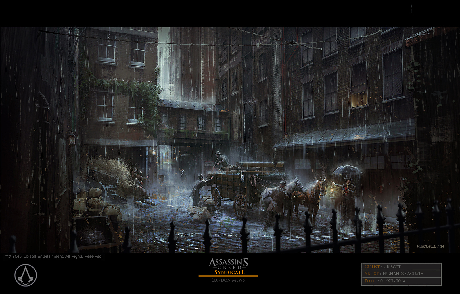 Assassin's Creed Syndicate Concept Art by Fernando Acosta | Concept Art