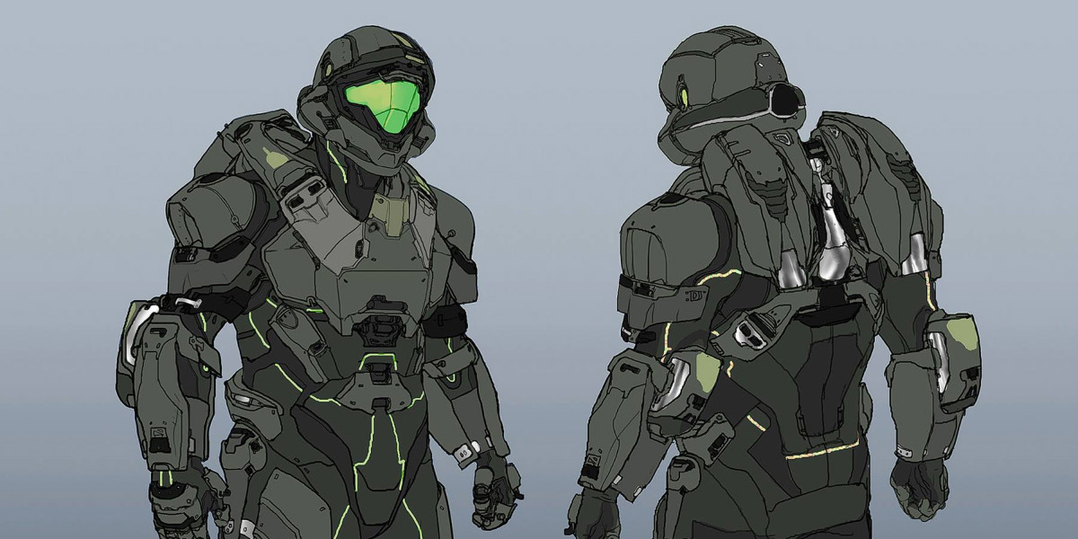 Halo 5: Guardians Concept Art by Daniel Chavez.