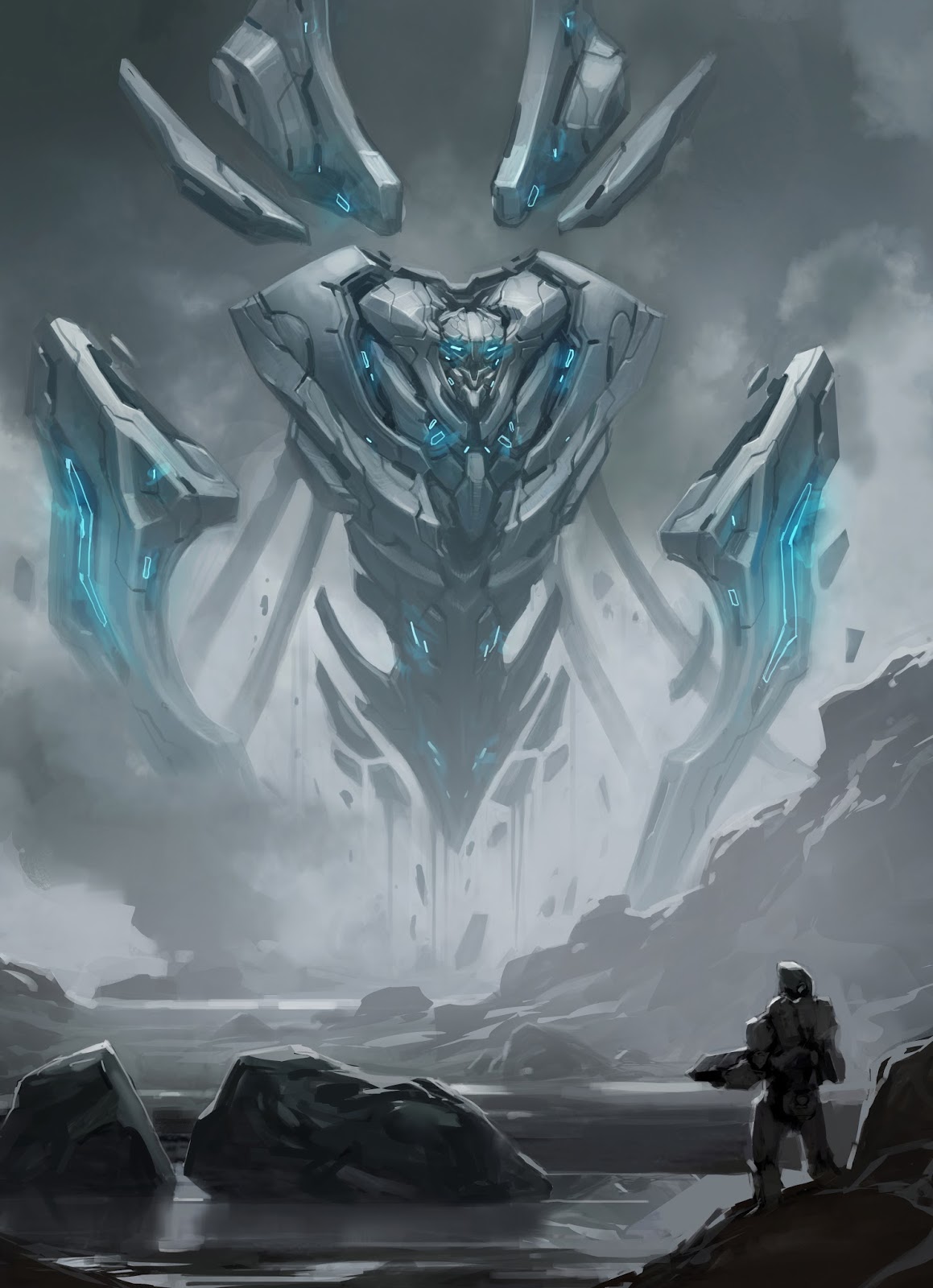 Halo 5 Guardians Concept Art Gloomy Guardian Final Re - vrogue.co