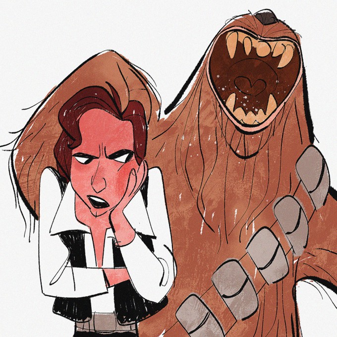 Star_Wars_Art_Concept_Illustration_02_Bobby_Pontillas_Han_and_Chewie