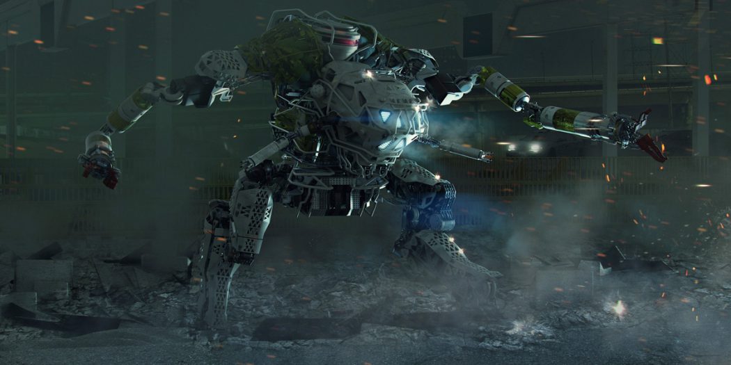 arte conceptual del robot titanfall