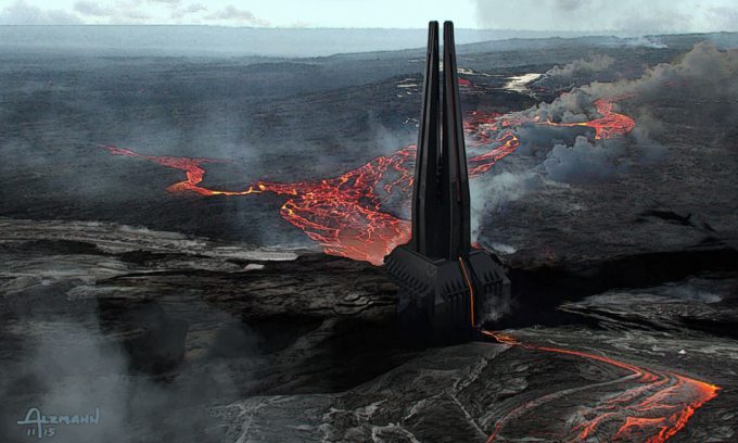 The-Art-of-Rogue-One-A-Star-Wars-Story-03-dart-vader-castle-Concept-Art