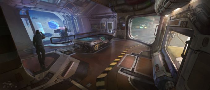 Shae-Shatz-Concept-Art-Halo-5-baracks-to-transition-room