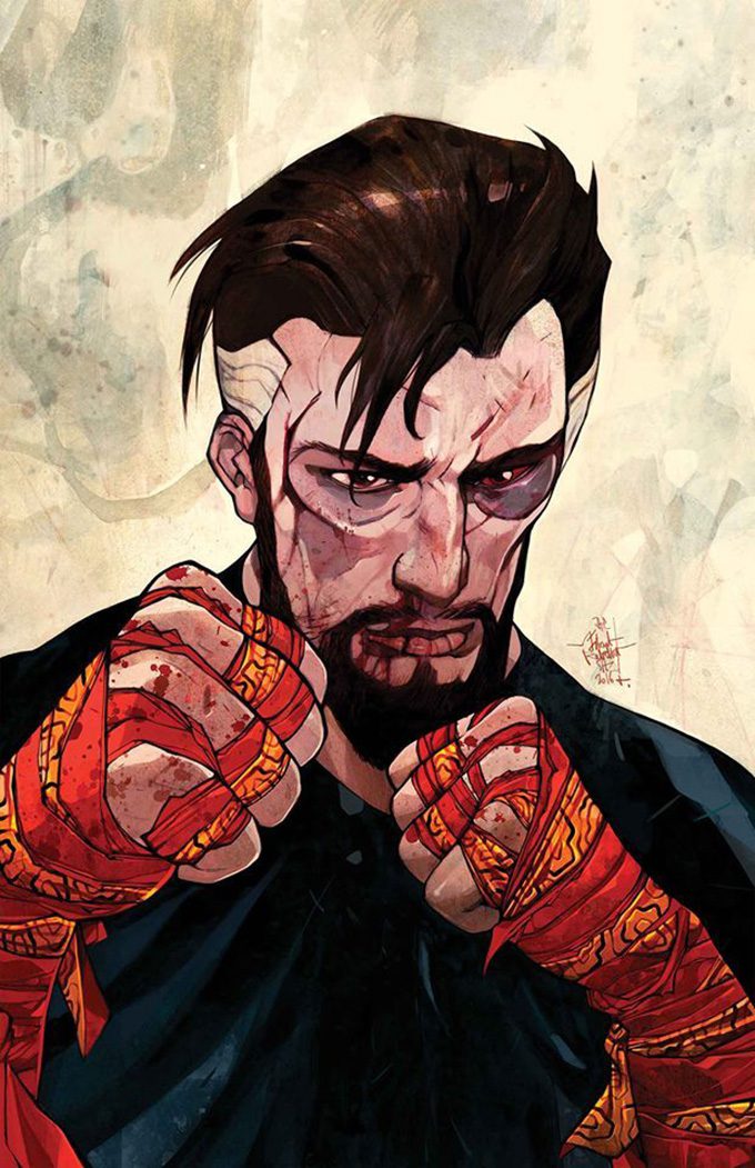 Doctor Strange 26 comic book cover art Jakub Rebelka 01