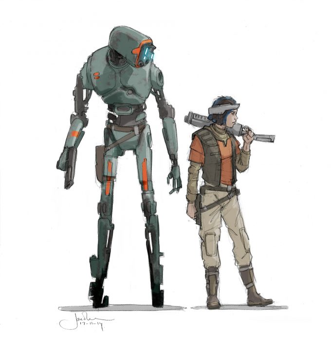 Star Wars Rogue One Concept Art Jake Lunt K2S0 02