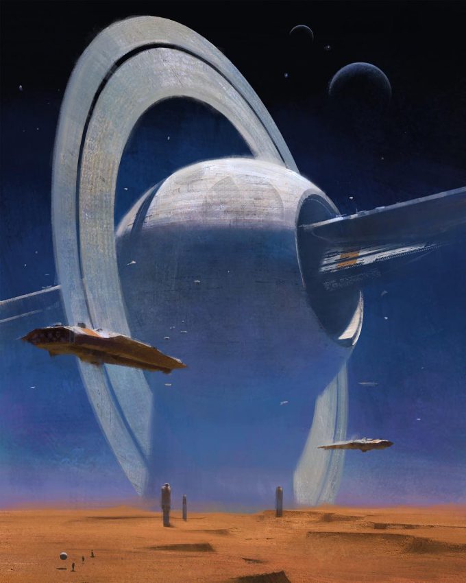 Steve Wang Concept Art Illustration Sketch Sci Fi 04 Galactic