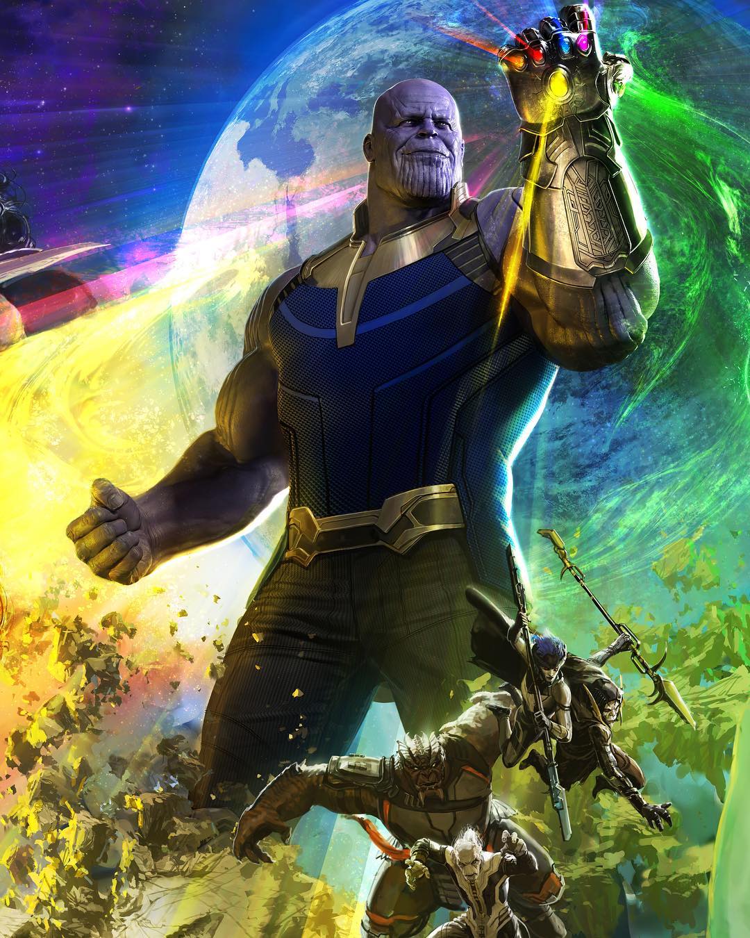 Avengers: Infinity War' concept art poster