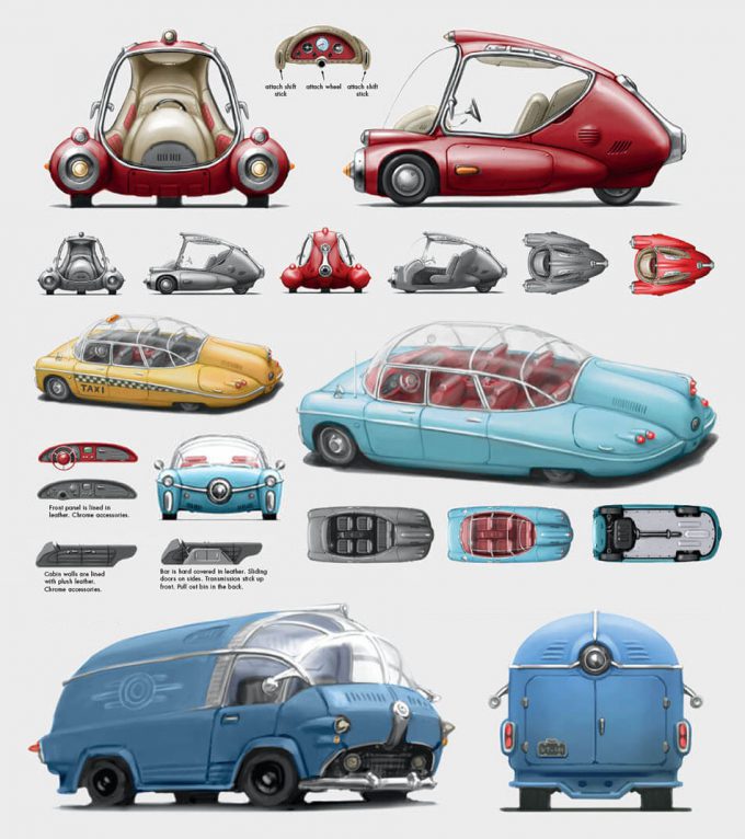 Fallout 4 concept art IN vehicles 01