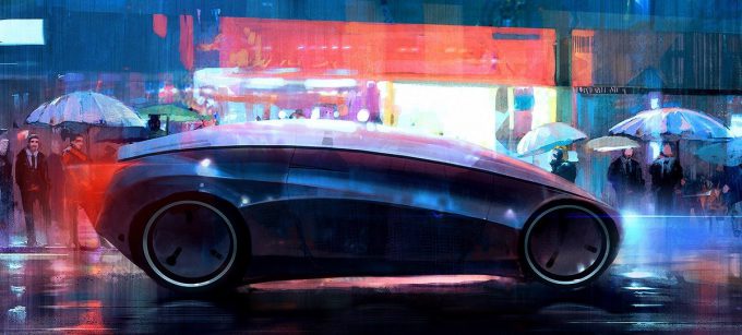 Blade Runner Inspired concept art illustrations 01 Maciej Kuciara