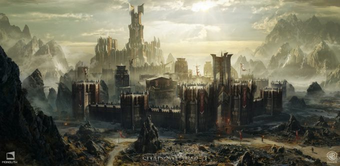 Middle earth Shadow of War Concept Art george rushing warmongerstronghold