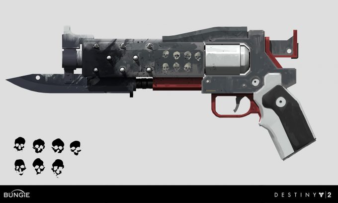 Crimson Hand Cannon Concept Art
