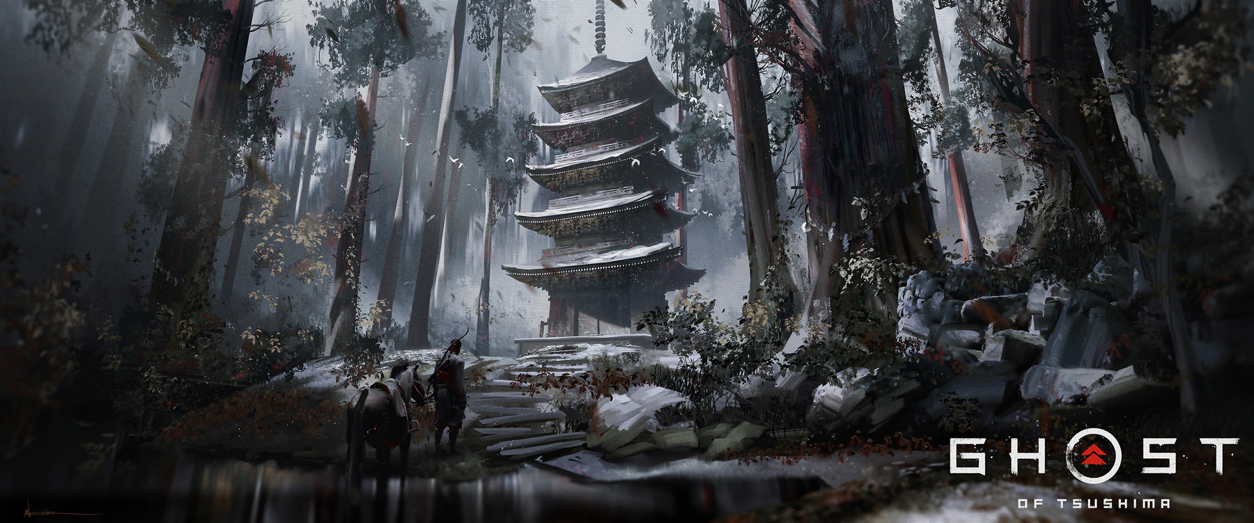 Ghost of Tsushima Concept Art by Ian Jun Wei Chiew | Concept Art World