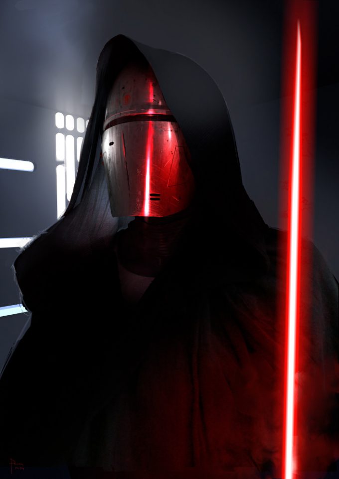 Star Wars The Force Awakens Concept Art Dermot Power Unused Kylo Ren Jedi Killer Design 05
