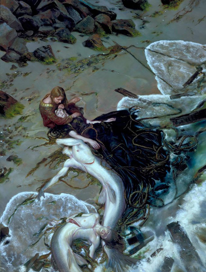 the golden rose cover art by donato giancola