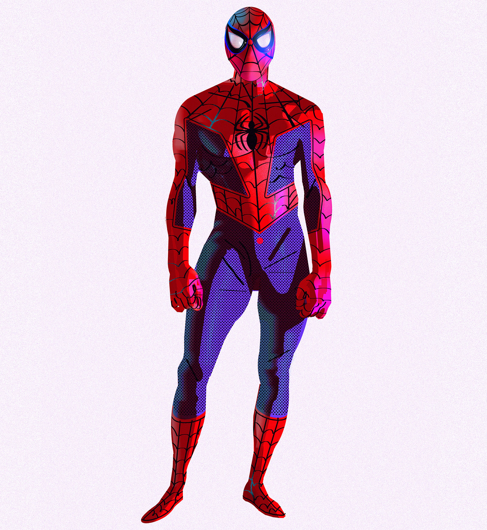 SpiderMan Into the SpiderVerse Concept Art by Alberto Mielgo