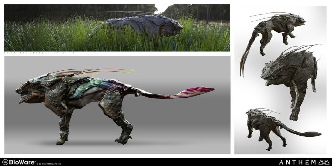Anthem BioWare Game Concept Art Design Alex Figini creatures 02