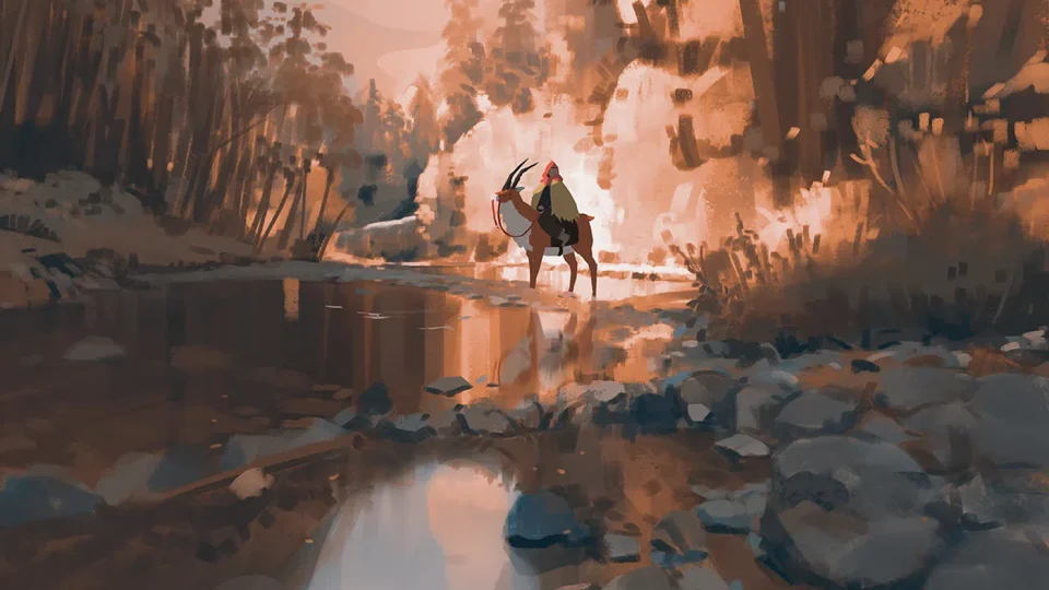 atey-ghailan-studio-ghibli-fan-art-53-princess-mononoke
